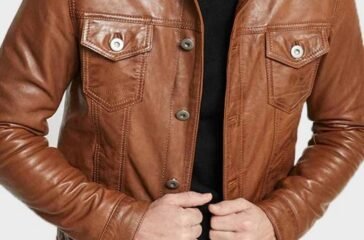 Leather Jacket Brown