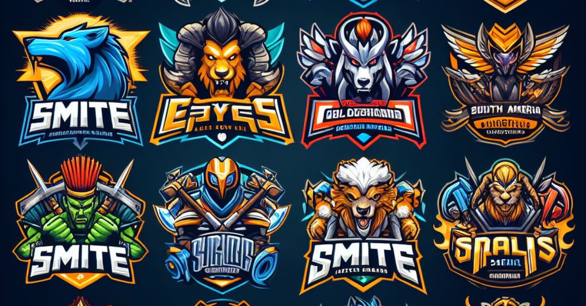 Illustration of professional esports teams competing on stage.